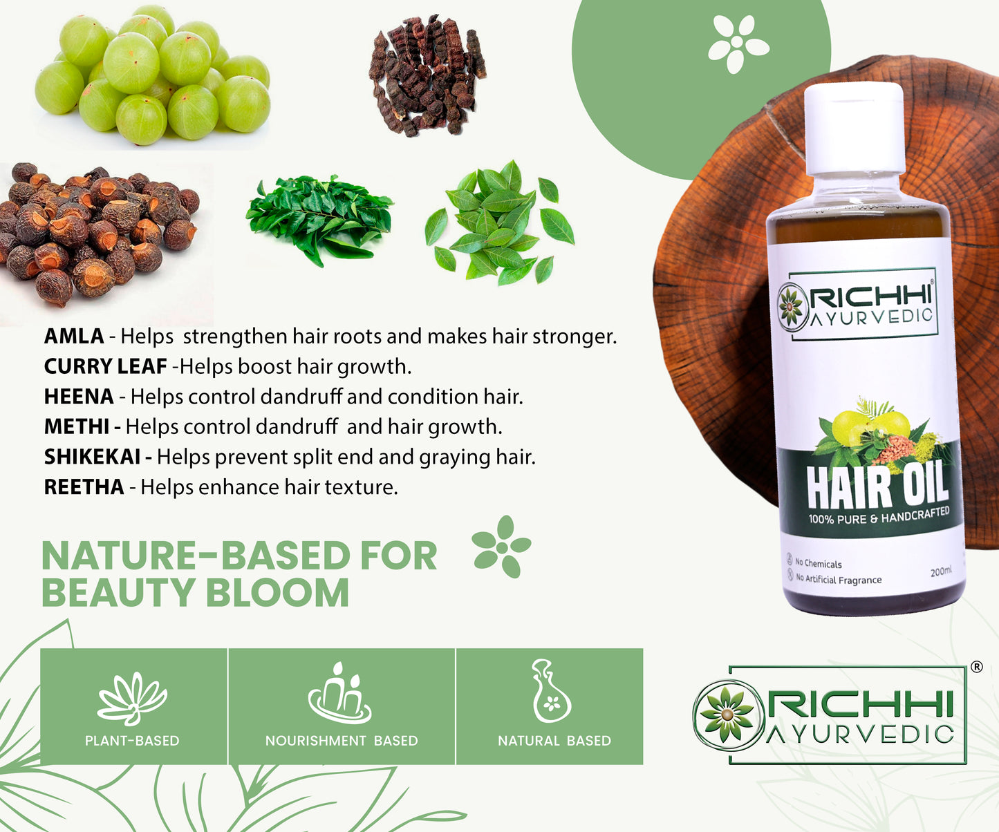Powerful Hair Oil For Men & Women